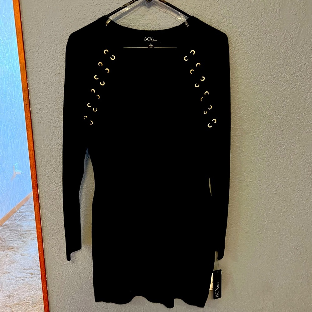 Black NWT Sweater Dress BCX